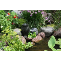 Mini Stacked Slate Urn 13-Inch