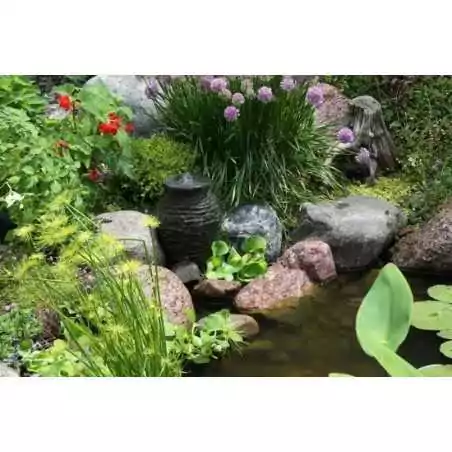 Mini Stacked Slate Urn 13-Inch