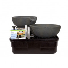 Spillway Bowl and Basin Fountain Kit – Iron Ore – 32″/40″ Dia (81/102 cm)