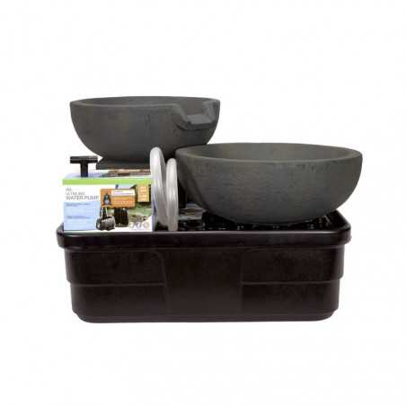 Spillway Bowl and Basin Fountain Kit – Iron Ore – 32″/40″ Dia (81/102 cm)