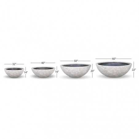Fountain Bowls – Lunar Gray