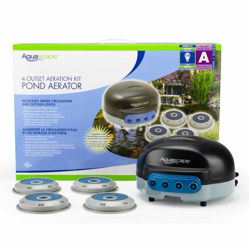 Aquascape 4-Outlet Pond Aeration Kit Aquascape 4-Outlet Pond Aeration Kit