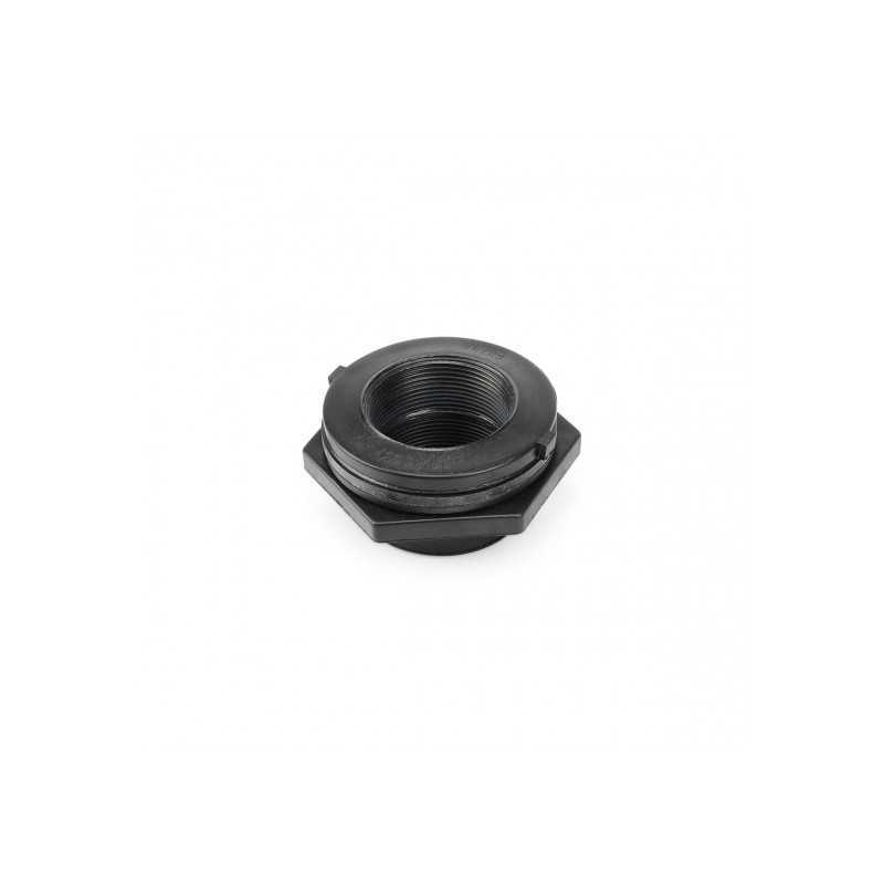 Black Poly Bulkhead Fitting 2-inch