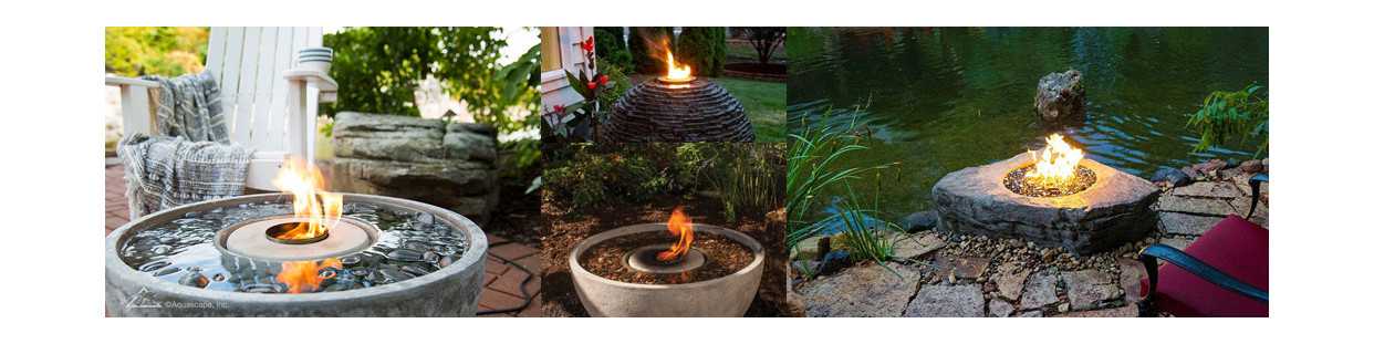 Fire and Water Features - Fire Fountains - Aquascape